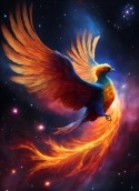 Nebula Phoenix  Mobile Phone Wallpaper