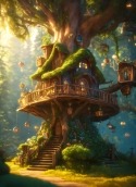Tree House Oppo Find X2 Pro Wallpaper