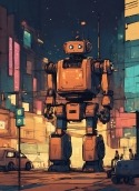Robot Honor 80 SE Wallpaper