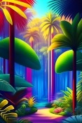 Rainforest Nokia 105+ (2022) Wallpaper