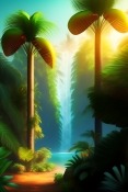 Tropical Forest Nokia 105+ (2022) Wallpaper
