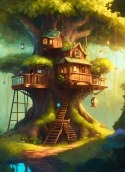 Tree House Lenovo A8 2020 Wallpaper