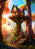 Tree House Samsung Galaxy S7 Wallpaper