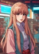Cute Anime Girl Sony Xperia neo L Wallpaper