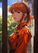 Cute Anime Girl Sony Xperia 10 Plus Wallpaper