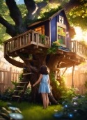 Tree House Oppo Find X2 Pro Wallpaper