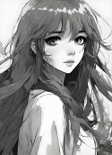 Cute Anime Girl Oppo A58 4G Wallpaper