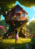 Tree House Oppo A38 Wallpaper