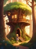 Tree House Alcatel OT-903 Wallpaper