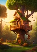 Tree House Micromax Viva A72 Wallpaper