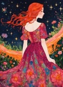 Gorgeous Redhead Girl  Mobile Phone Wallpaper
