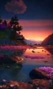 Abstract Sunset Honor Tablet X7 Wallpaper