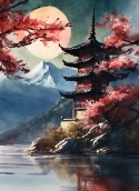 Pagoda Honor Play 8A Wallpaper