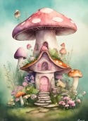 Mushroom House Ulefone Armor X5 Wallpaper