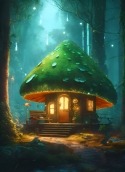 Mushroom House Alcatel 1s Wallpaper