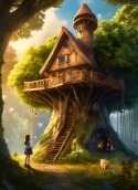 Tree House HTC MTeoR Wallpaper