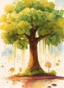 Green Tree Alcatel Idol 3C Wallpaper