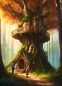 Tree House Alcatel Pop 4+ Wallpaper