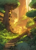 Abstract Forest Honor Play4 Pro Wallpaper