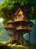 Tree House Vivo X30 Pro Wallpaper
