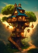 Tree House Vivo X30 Pro Wallpaper