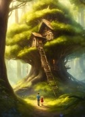 Tree House OnePlus 10R 150W Wallpaper