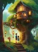 Tree House QMobile NOIR A10 Wallpaper