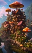 Mushroom Village Acer Iconia Talk S Wallpaper