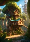Tree House Oppo A83 Wallpaper
