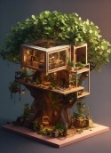 Tree House Oppo A83 Wallpaper