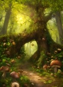 Forest Tree HTC Flyer Wallpaper