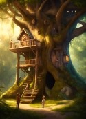 Tree House LG Q6 Wallpaper