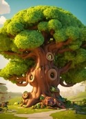 Giant Green Tree BLU Vivo 4.65 HD Wallpaper
